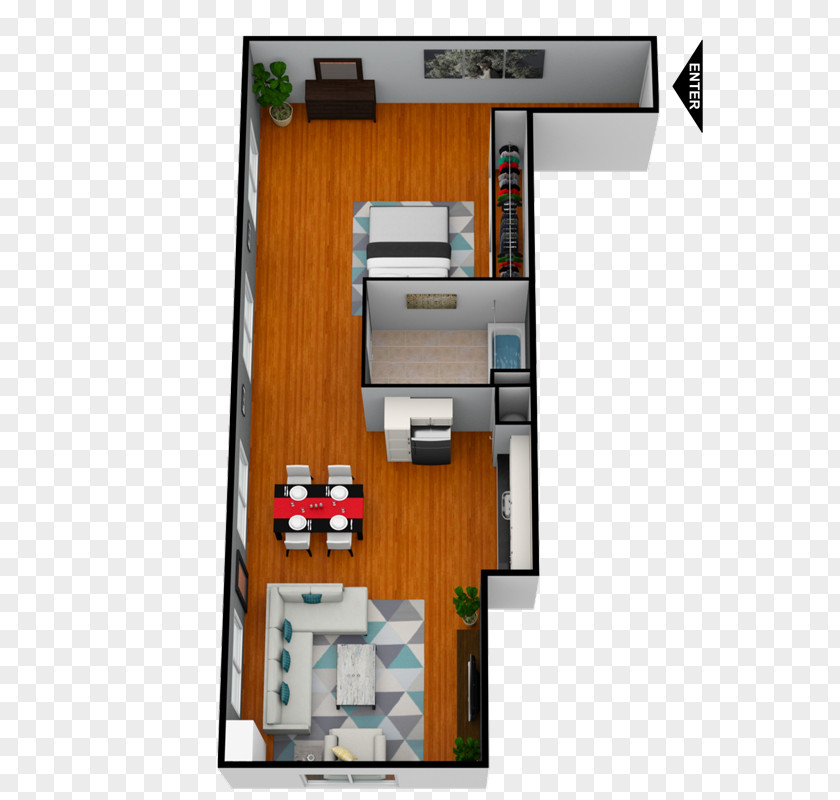 Apartment Viridian Lofts Apartments Floor Plan PNG