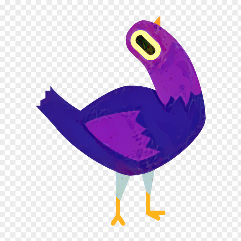 Cartoon Violet Evolution Of Birds PNG