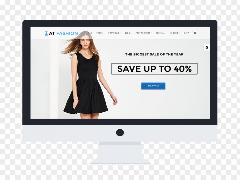 Clothing Store Template Résumé Joomla Fashion PNG