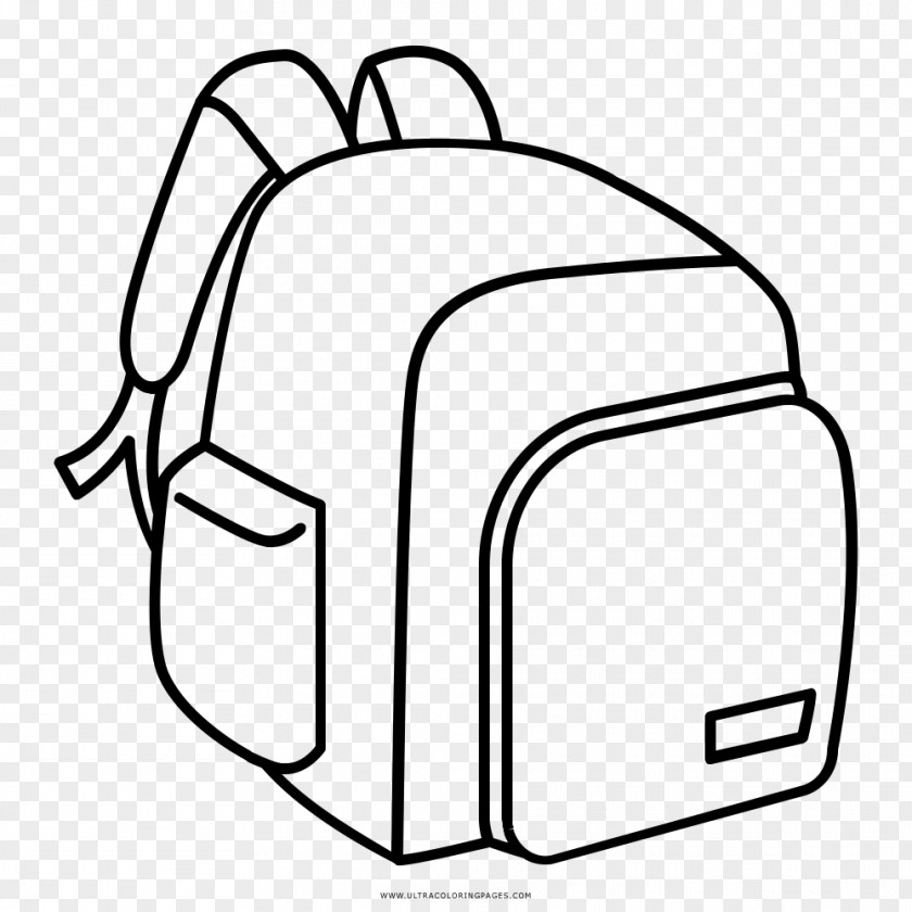Plastic Bag Cartoon Drawing Coloring Book Backpack Line Art PNG