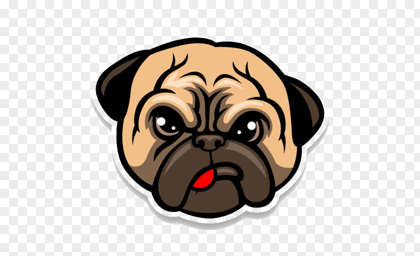 Pug Life Picture Bulldog Puppy Cartoon PNG