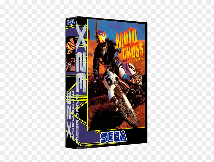 Bike Race Flyer Motocross Championship Mega Drive 32X Graphics PNG