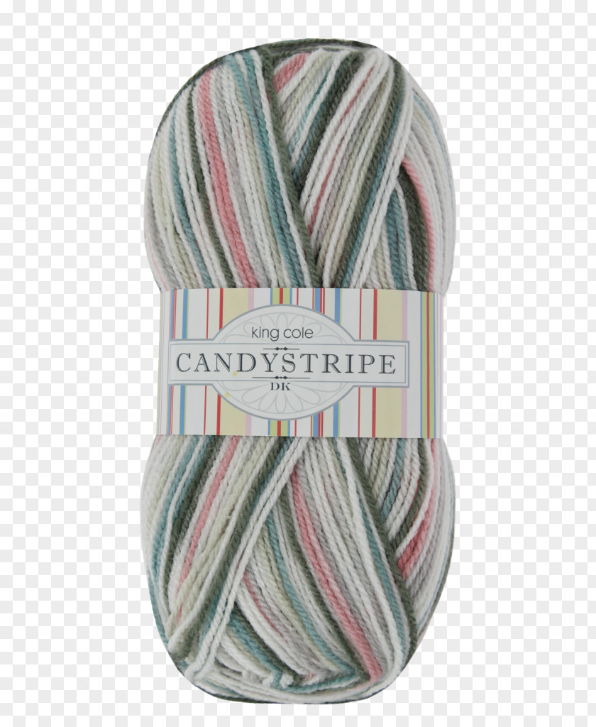 Candy Stripe Yarn Knitting Wool King Cole Merino PNG