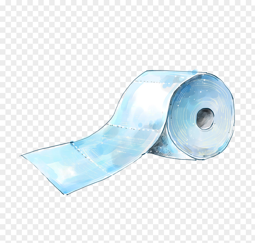 Cartoon Toilet Paper PNG