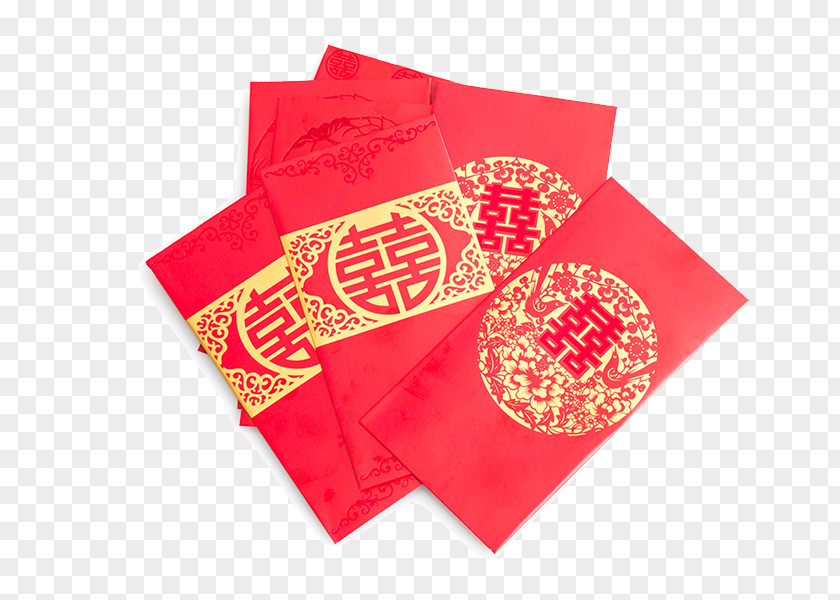 Chinese New Year Red Packets Envelope Wedding Download PNG