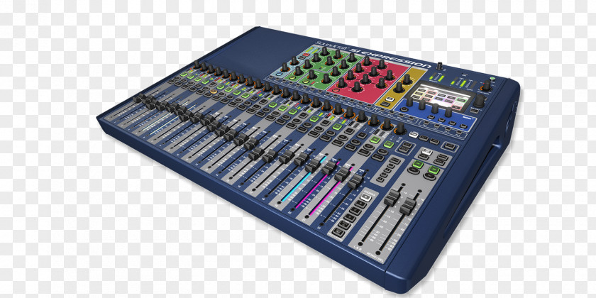 Product Drawing Microphone Audio Mixers Soundcraft Digital Mixing Console PNG