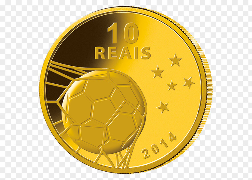 Coin 2014 FIFA World Cup Brazil Trophy PNG