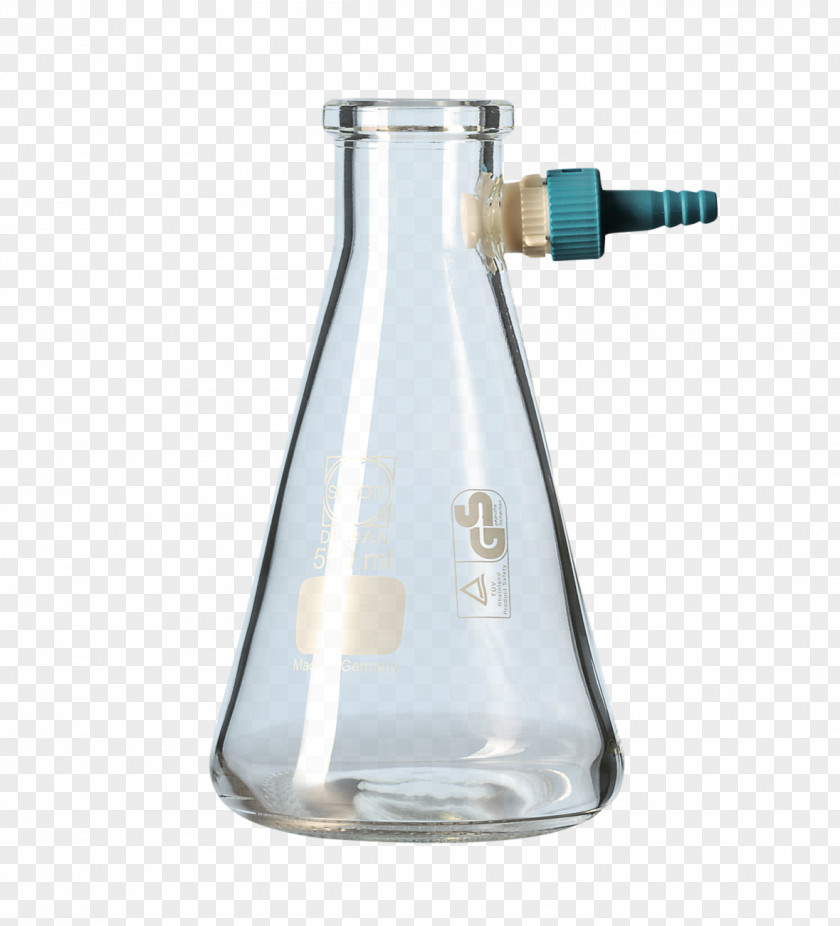 Duran Glass Laboratory Flasks Erlenmeyer Flask Büchner PNG
