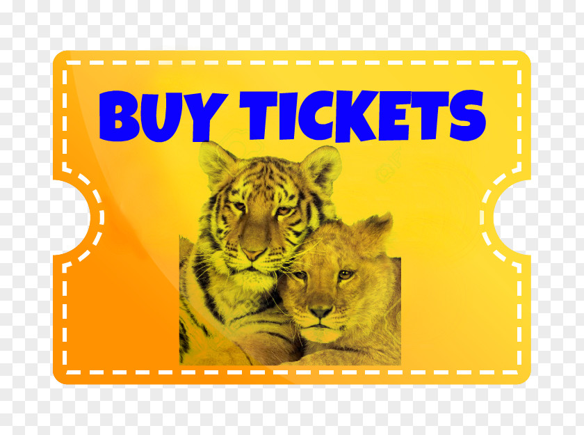 Lion Tiger Dade City's Wild Things Christmas Gift PNG