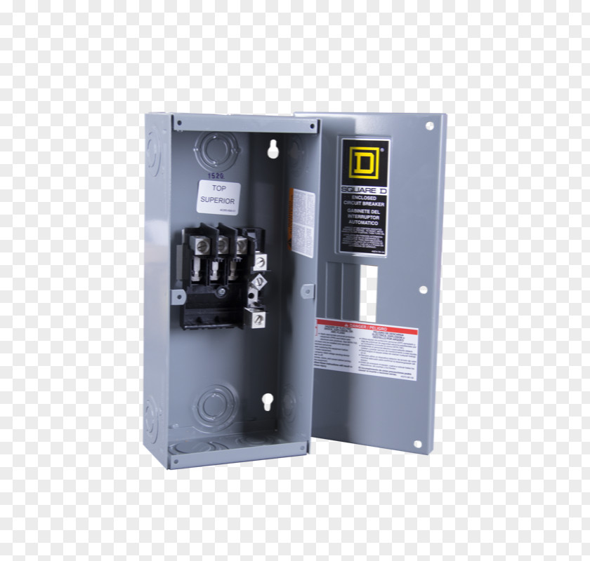 Clave Circuit Breaker Square D Distribution Board Electric Switchboard PNG