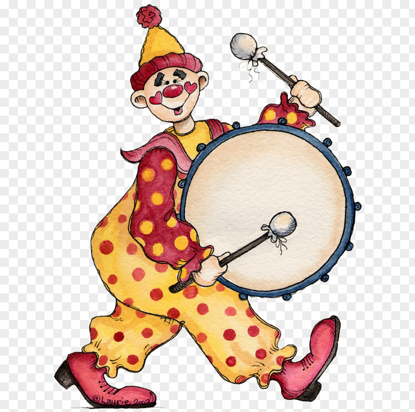 Clown Drum Circus Acrobatics Clip Art PNG