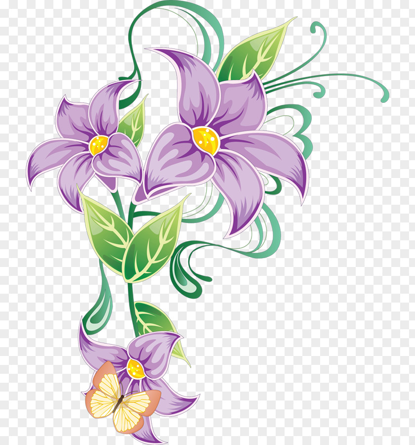Creative Valentine's Day Flower Drawing Painting Clip Art PNG