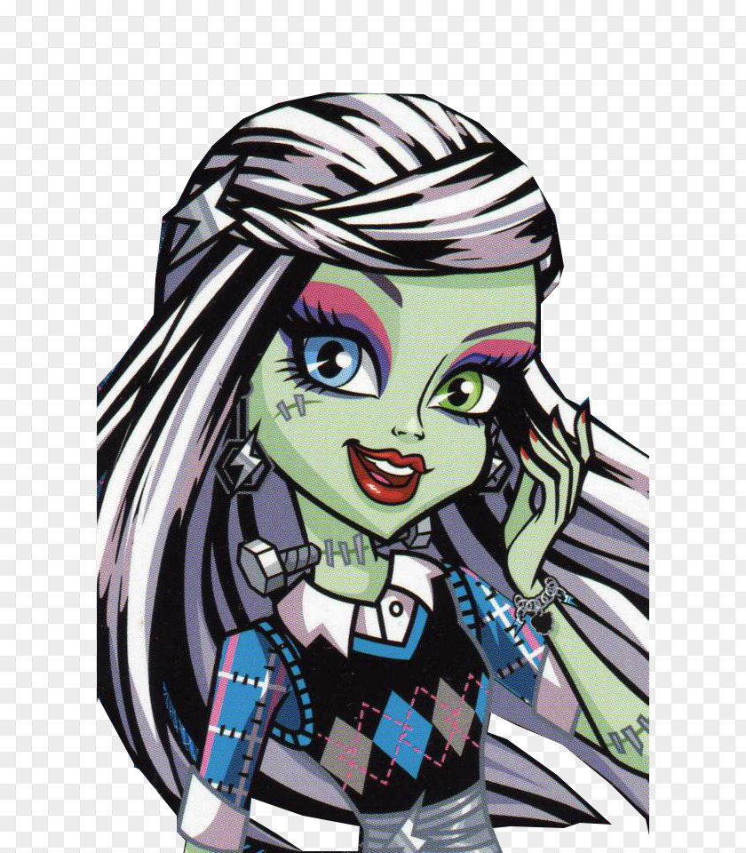 Doll Frankie Stein Monster High Frightful Fashion Basic PNG