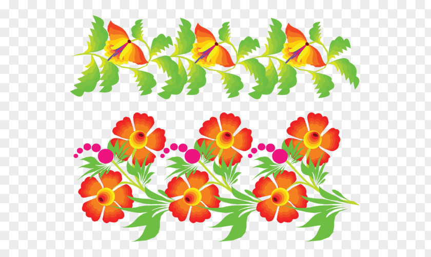 Flower Floral Design Vignette Clip Art Graphics PNG