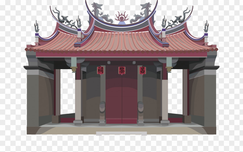 Hakka Shinto Shrine Torii Facade Historic Site PNG