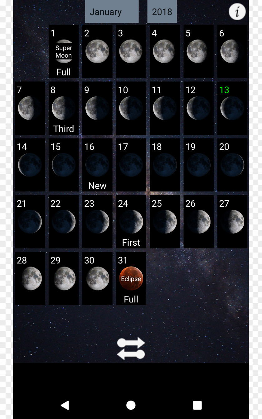 Moon Lunar Phase Amazon.com Calendar Eclipse PNG