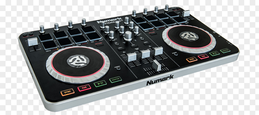 Presentasion Audio DJ Controller Disc Jockey Numark Industries Mix PNG