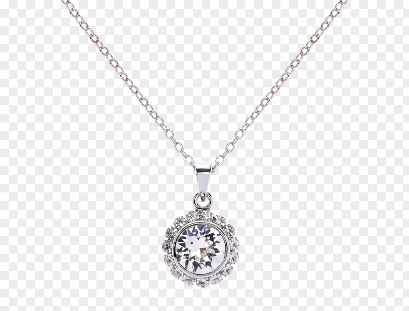 Silver Chain Locket Necklace Charms & Pendants PNG