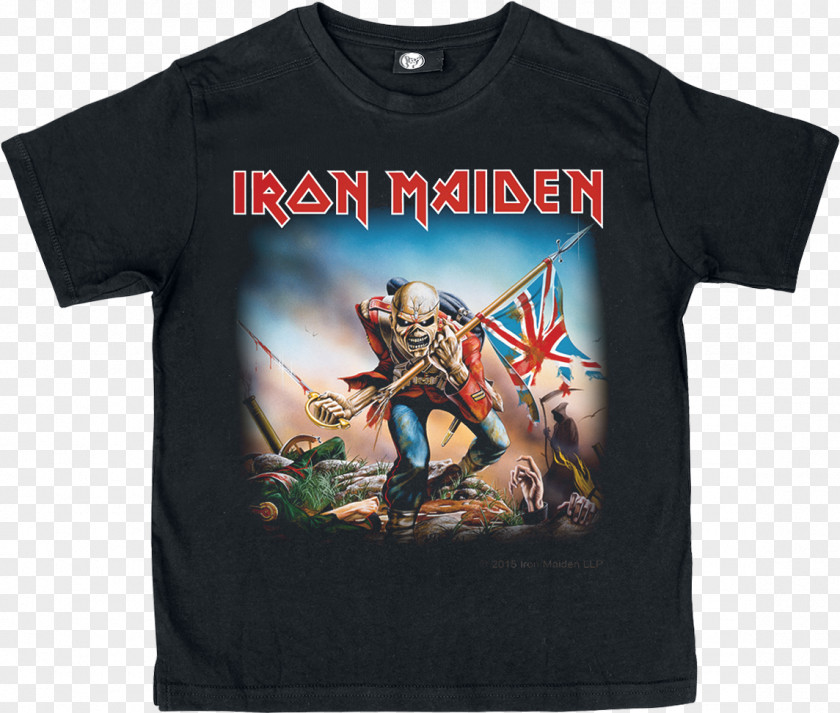 T-shirt The Trooper Iron Maiden Eddie Live After Death PNG