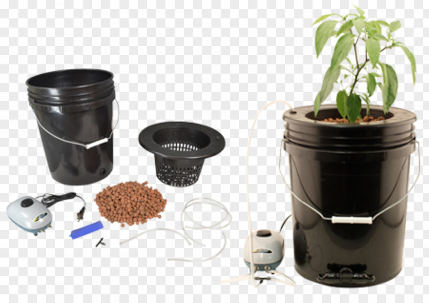 Tin Buckets Walmart Hydroponics Deep Water Culture Ebb And Flow Flo-n-Gro Momma Bubbler Bucket Garden PNG