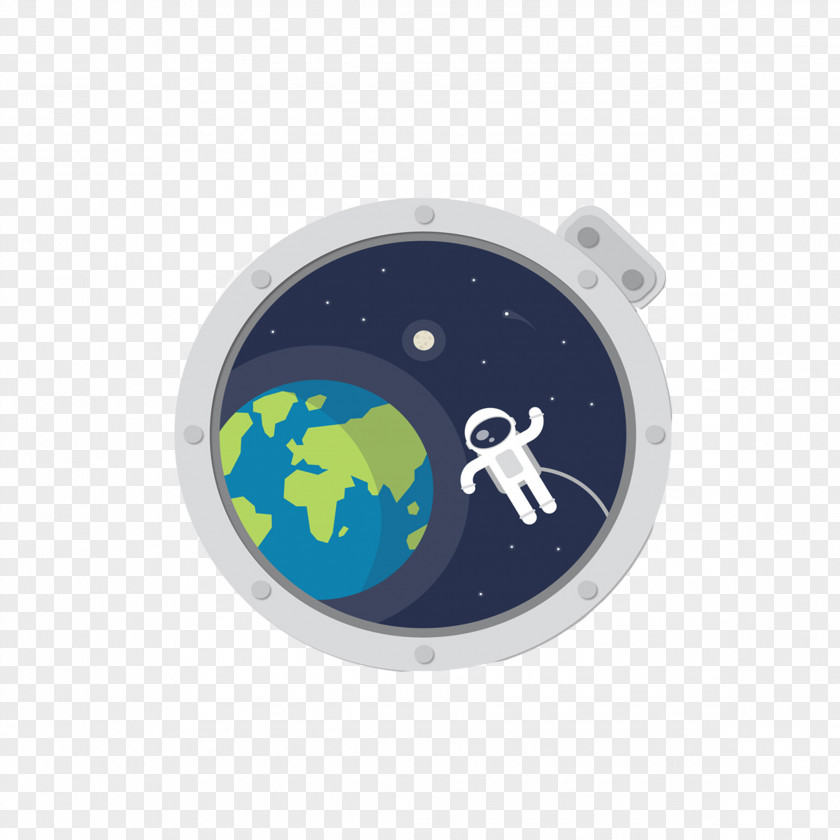 Astronaut Extravehicular Space And The Earth Euclidean Vector Outer PNG
