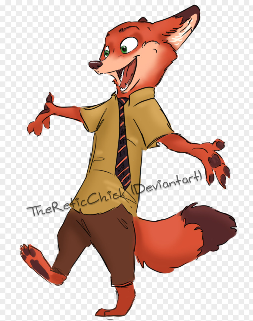 Nick Wilde Doodle Canidae PNG