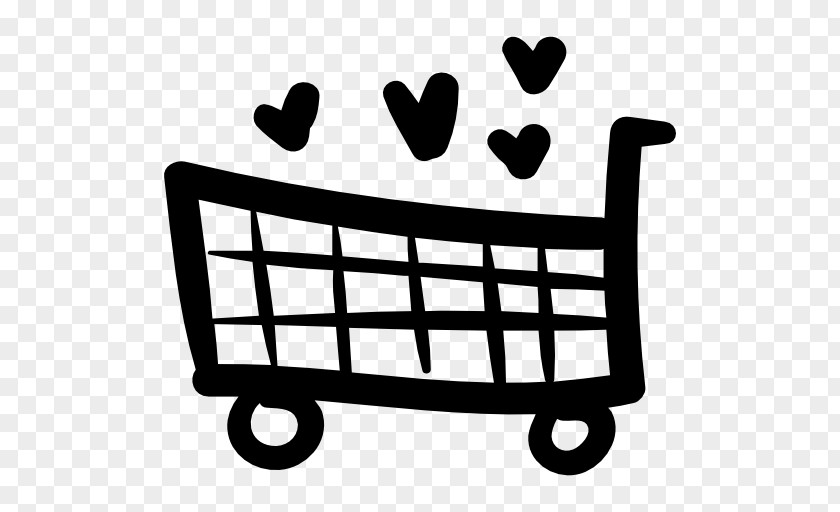 Shopping Cart Online Heart PNG