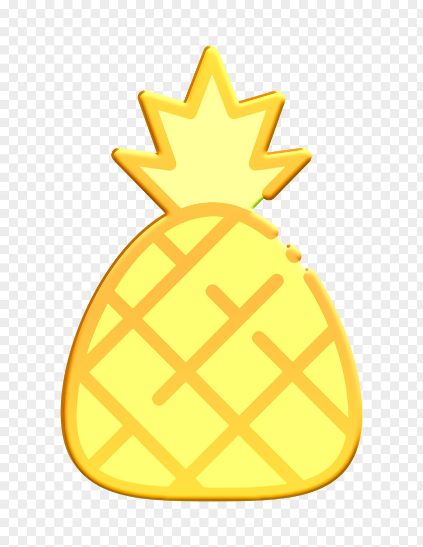 Summer Icon Food And Restaurant Pineapple PNG