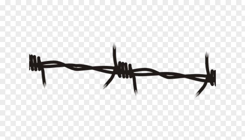 Fence Barbed Wire Clip Art Chain-link Fencing PNG