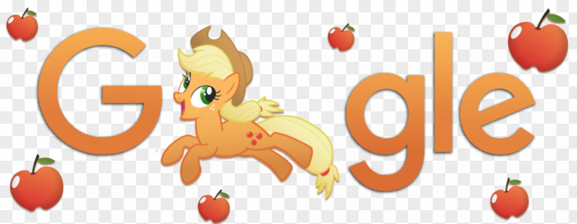 Google Applejack Logo Pinkie Pie PNG