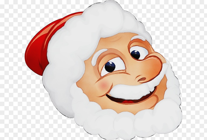 Smile Santa Claus PNG