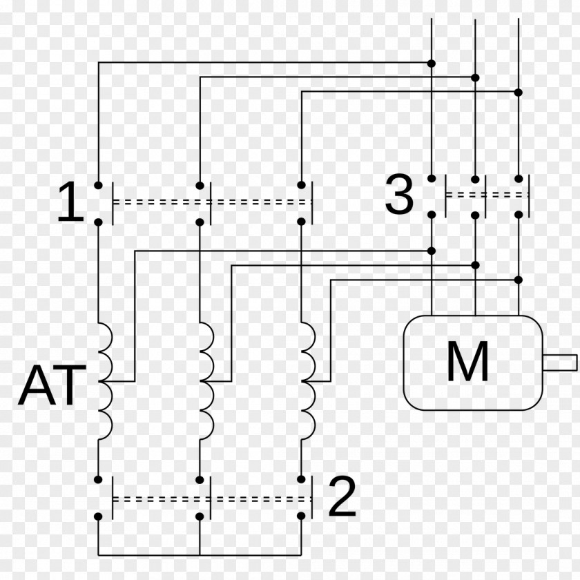 Start Stop Korndörfer Autotransformer Starter Wiring Diagram Y-Δ Transform PNG