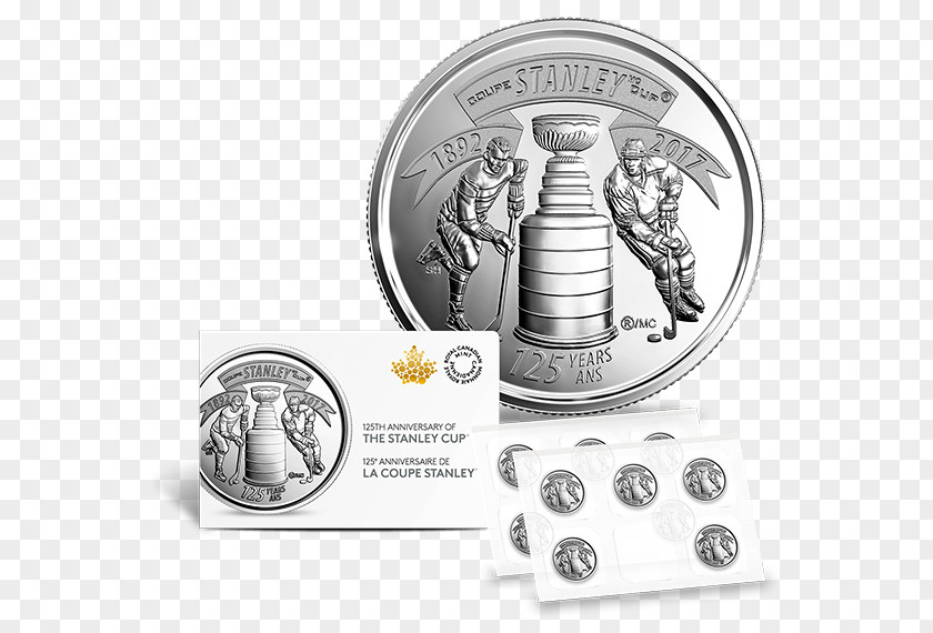 Canada 2017 Stanley Cup Playoffs Quarter Coin PNG