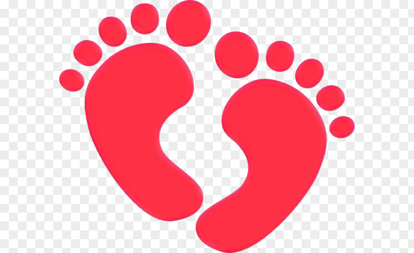Love Heart Footprint PNG