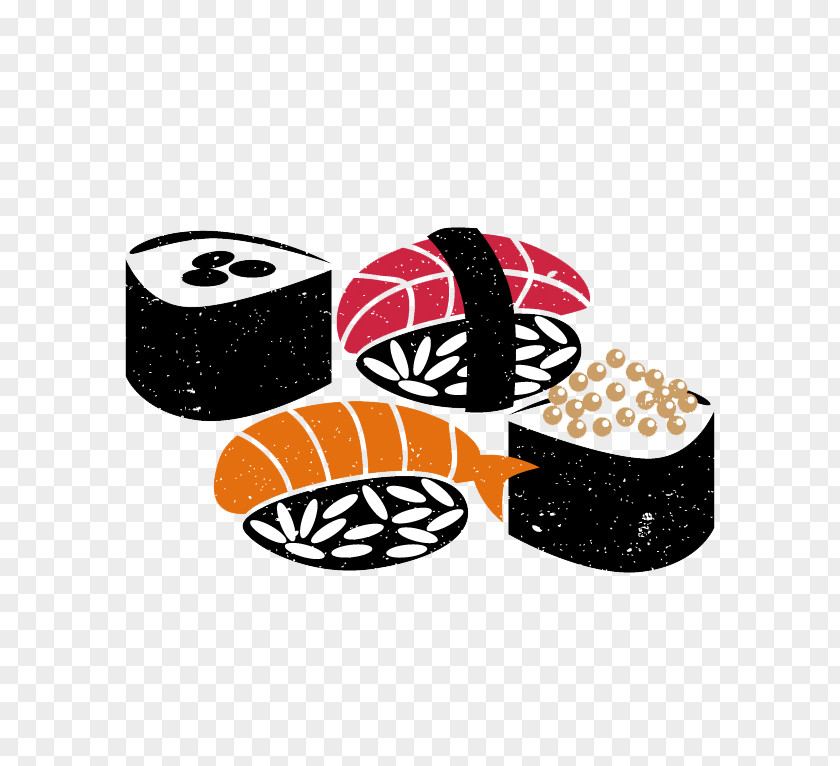 Sushi Japanese Cuisine Sashimi Illustration PNG