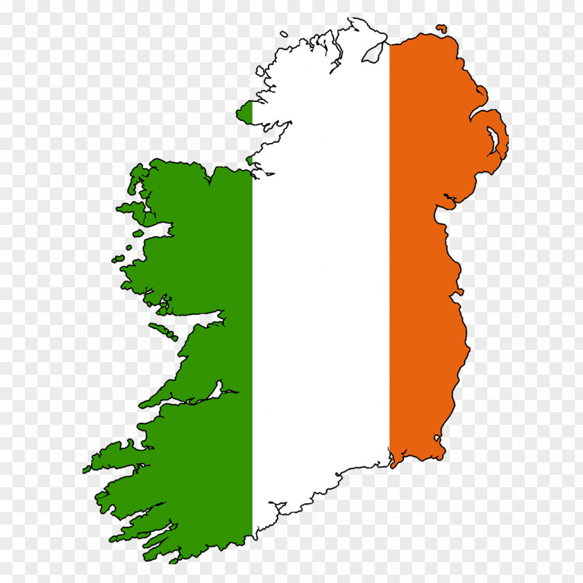Ireland Map Outline Of The Republic Blank Irish PNG