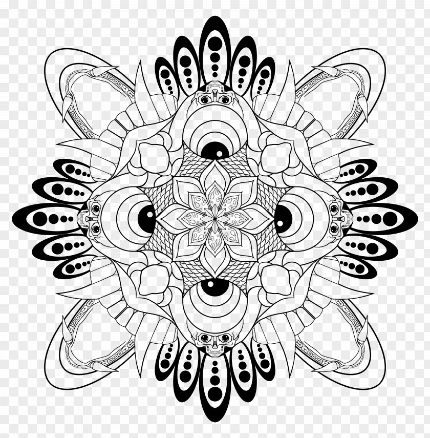 Mandala Tattoo Clip Art /m/02csf Drawing Product Line PNG