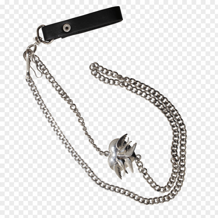 Silver Body Jewellery Chain Schwalbe PNG