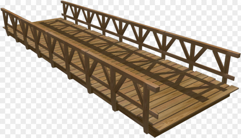 Stairs Burr Truss Bridge Girder Box Plate Wood PNG