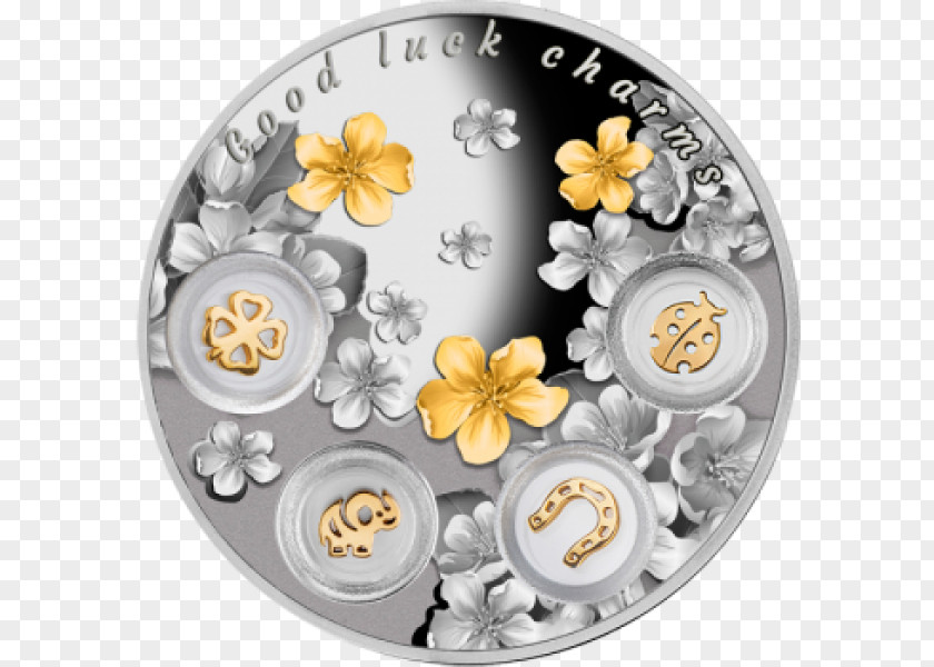 Good Luck Geography Of Niue Silver Coin PNG