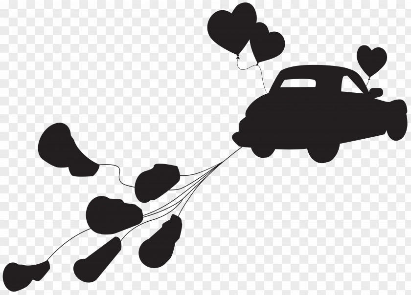 Just Married Marriage Silhouette Drawing Clip Art PNG