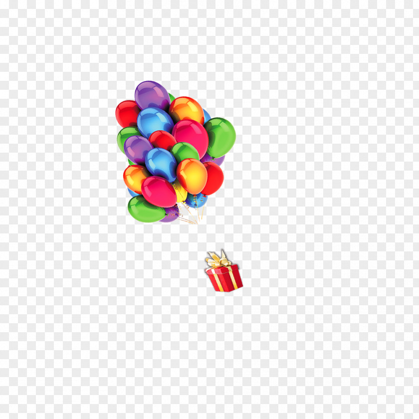 Colorful Balloon Material Gift PNG