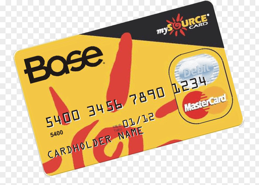 Debit Card Brand Label PNG
