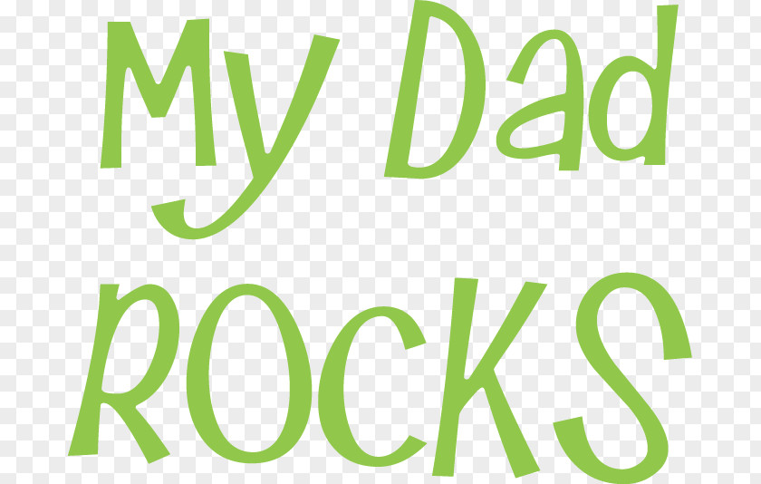 My Dad Rocks Logo Brand Font PNG