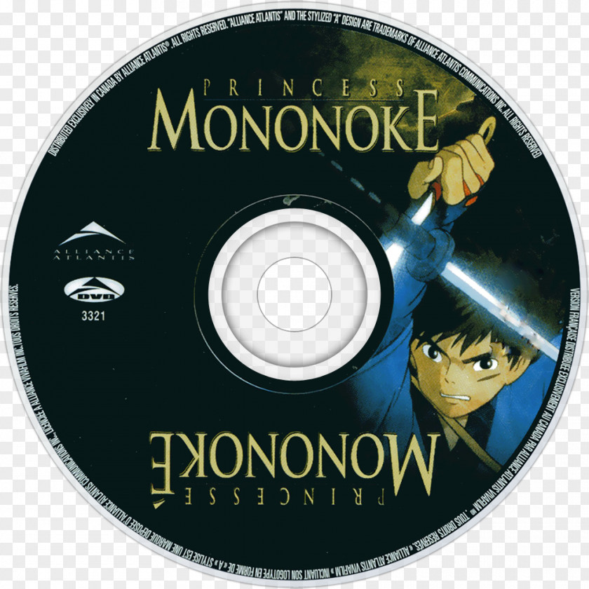 Princess Mononoke Compact Disc Film PNG