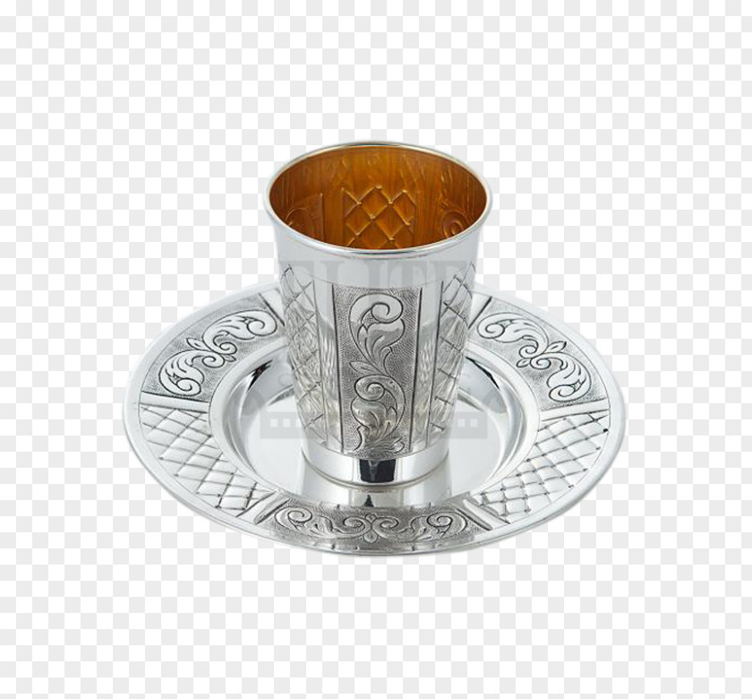 Silver Cup Sterling Kiddush Coffee PNG