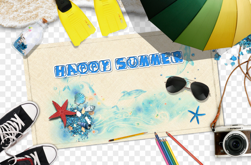 Summer Beach Posters Poster Download PNG