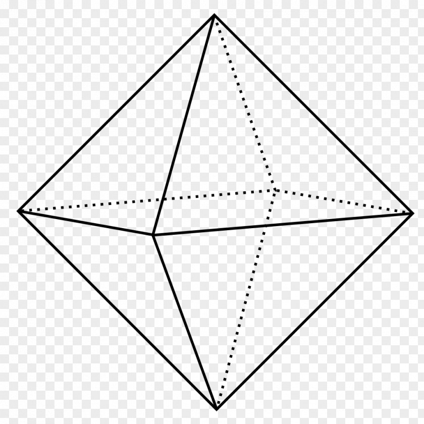 Triangle Octahedron Geometry Symmetry Tetractys PNG