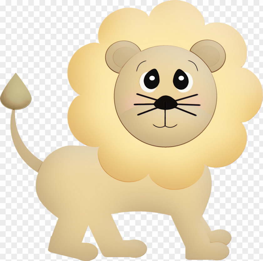 Cartoon Lion Animal Figure PNG