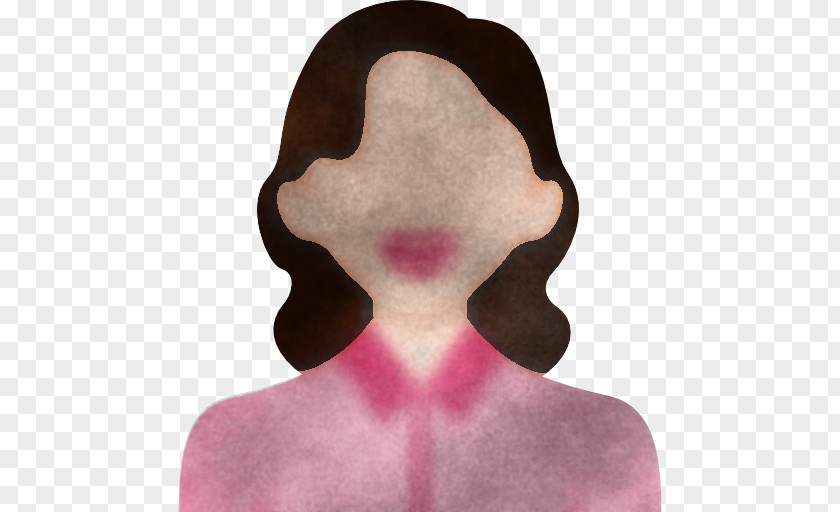 Face Hair Pink Nose Chin PNG